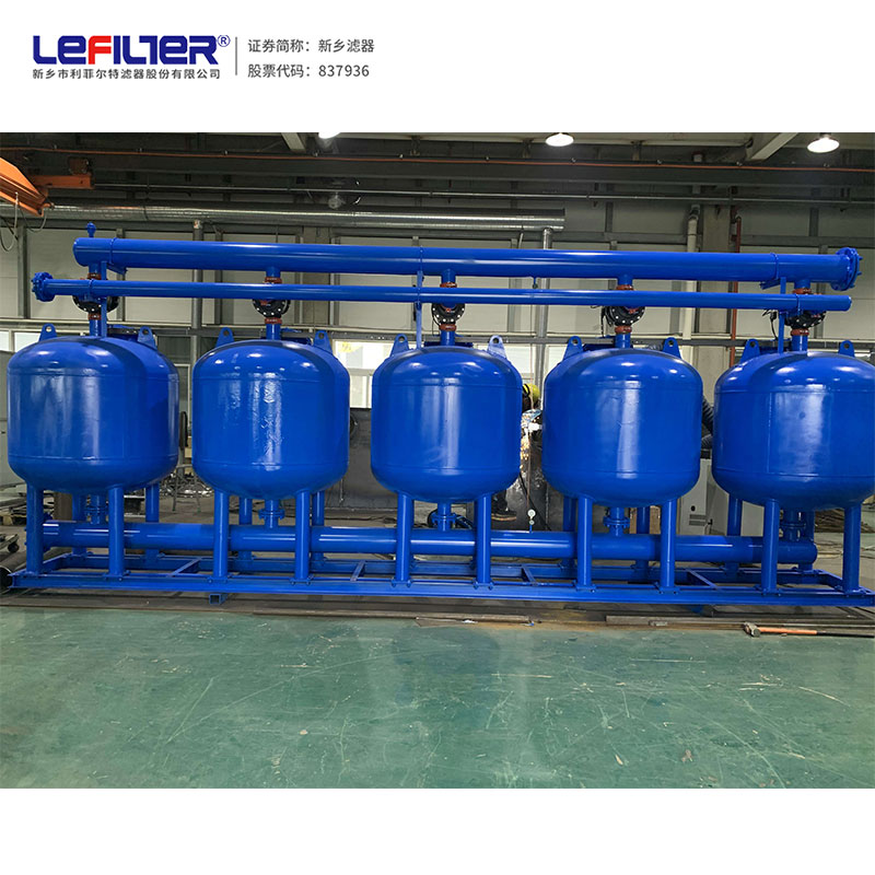 數(shù)據(jù)中心水循環(huán)處理 五罐并聯(lián)淺層砂過(guò)濾器